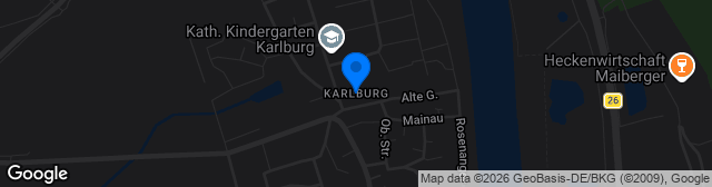 Map showing Fundamentum Sportpark Karlburg