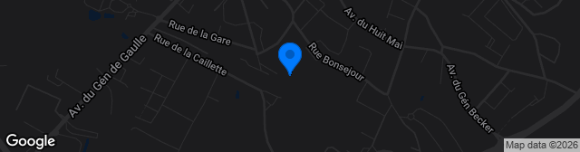 Map showing Stade Claude Bétard