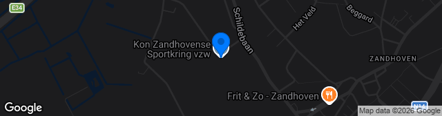 Map showing Complex Zandhoven SK
