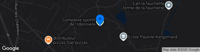 Map showing Stade de l'Idonnière