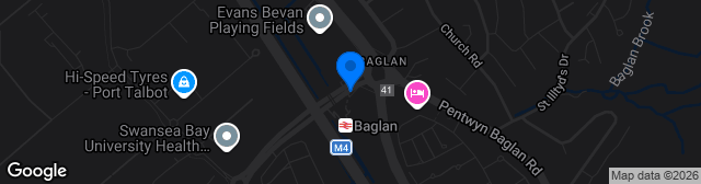 Map showing Evans Bevans Playing Fields Q