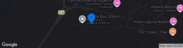 Map showing Stadion Albena-1