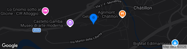 Map showing Campo Sportivo E. Brunod