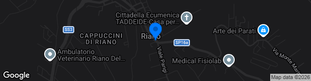Map showing Stadio Nicola Urban