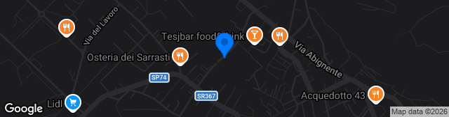 Map showing Stadio Felice Squitieri