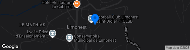 Map showing Stade Courtois Fillot