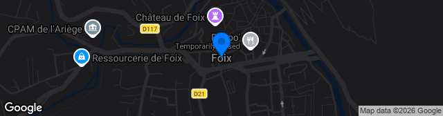 Map showing Stade du Courbet