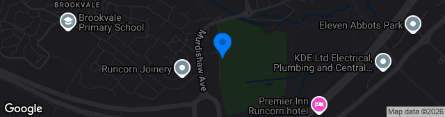 Map showing Runcorn Linnets' APEC Taxi's Stadium