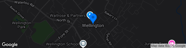 Map showing The Playing Field Wellington