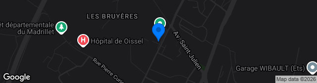 Map showing Stade Marcel-Billard