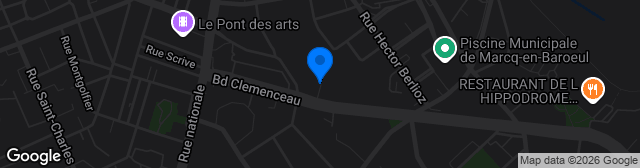 Map showing Stade Georges Niquet