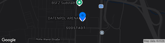 Map showing DATENPOL ARENA