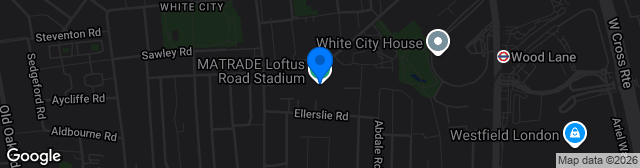 Map showing MATRADE Loftus Road