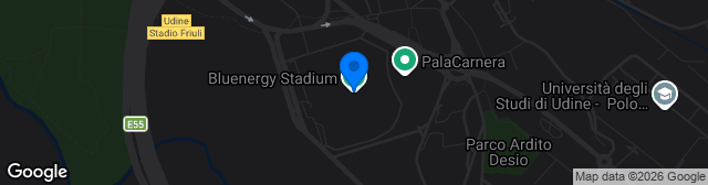 Map showing Bluenergy Stadium