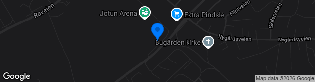 Map showing Jotun Arena