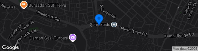 Map showing Yüzüncü Yıl Atatürk Sütaş Stadyumu