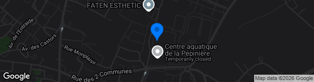 Map showing Stade Michel-Amand