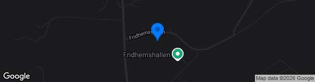 Map showing Fridhemsvallen