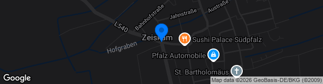Map showing Zeiskam Kunstrasenplatz