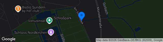 Map showing Sportanlage Am Schlosspark