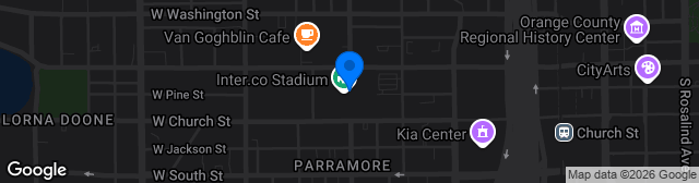 Map showing Inter&Co Stadium