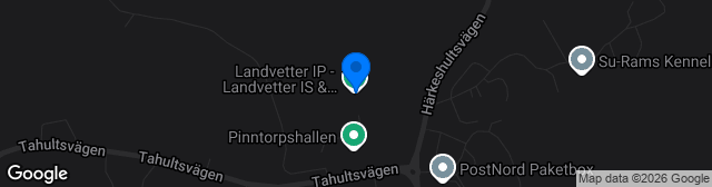 Map showing Landvetter IP