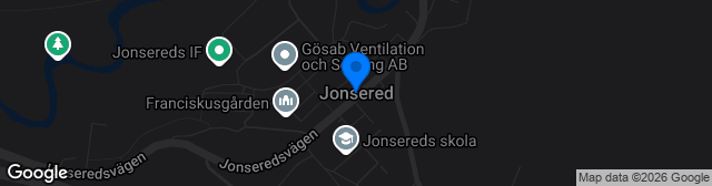 Map showing Jonsereds IP 1 Konstgräs