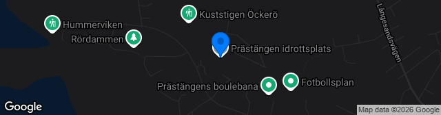 Map showing Prästängen 1 Konstgräs