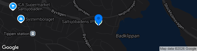 Map showing Saltsjöbadens IP 1