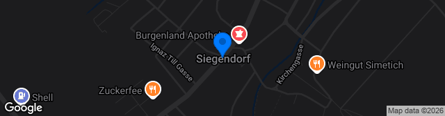 Map showing PAC Sportpark
