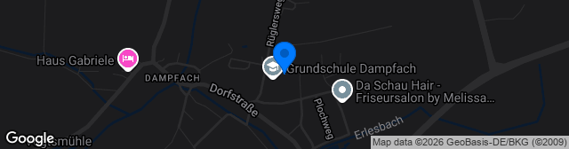 Map showing Stadion DJK Dampfach