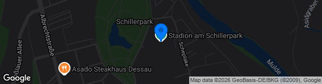 Map showing Stadion am Schillerpark