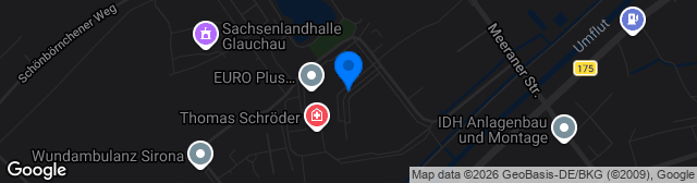 Map showing Sportpark Meeraner