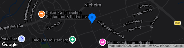 Map showing Friedrich-Wilhelm-Weber Stadion