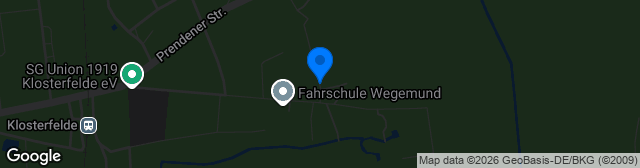 Map showing Sportplatz an der Mühlenstraße