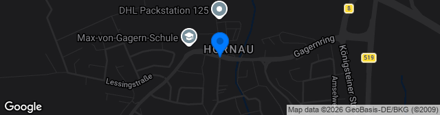 Map showing Kunstrasenplatz Kelkheim-Hornau
