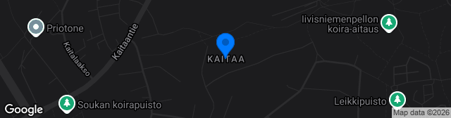Map showing Kaitaa Tekonurmi