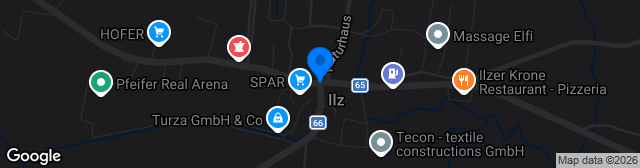 Map showing Pfeifer Real Arena Ilz