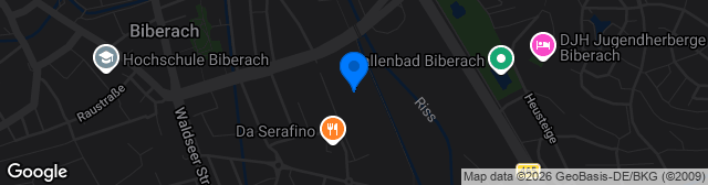Map showing Stadion Biberach