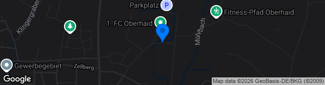 Map showing Sportanlage Oberhaid Platz 1