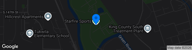 Map showing Starfire Sports Stadium