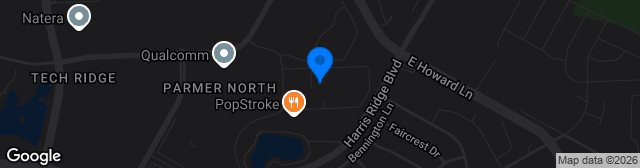 Map showing Parmer Field at St. David’s Performance Center