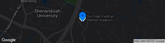 Map showing Shentel Stadium
