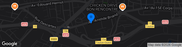 Map showing Stade de Bon-Rencontre