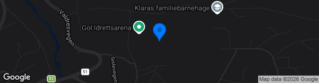 Map showing Gol kunstgress