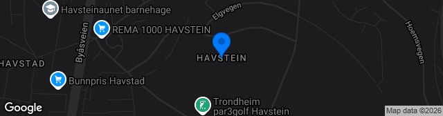 Map showing Havstein kunstgress