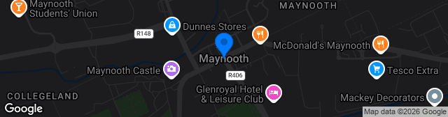 Map showing Rathcoffey Road Ground