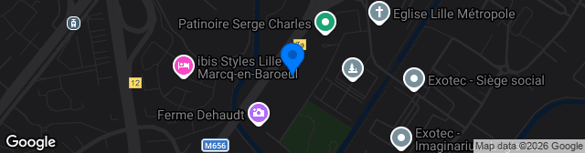 Map showing Complexe Sportif Lucien Montagne