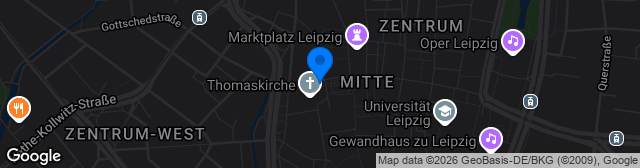 Map showing Leipzig Stadium