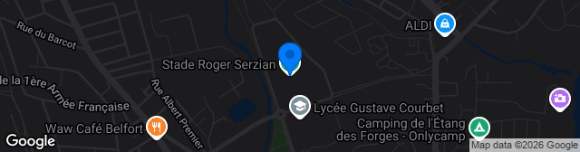 Map showing Stade Roger-Serzian